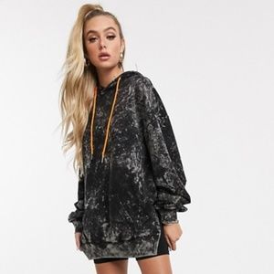 ASOS oversized hoodie in tie dye